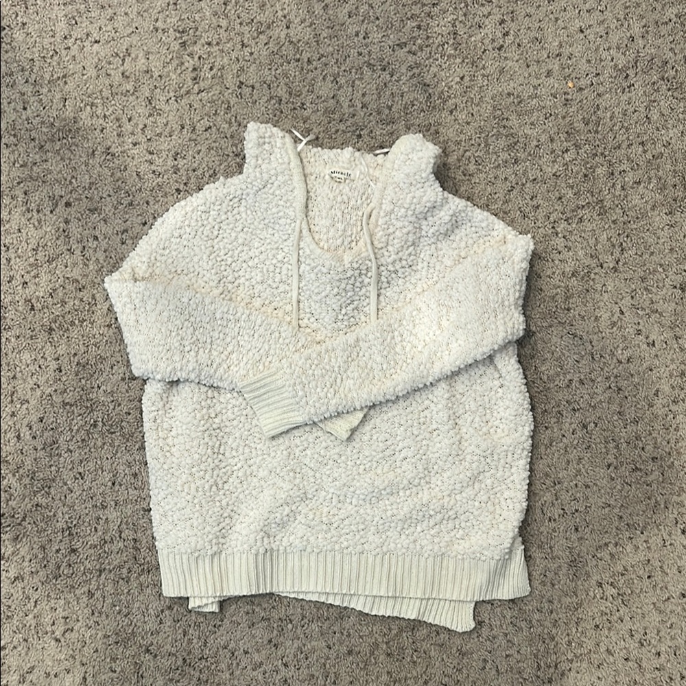 Miracle Cream Cowl Neck Sweater